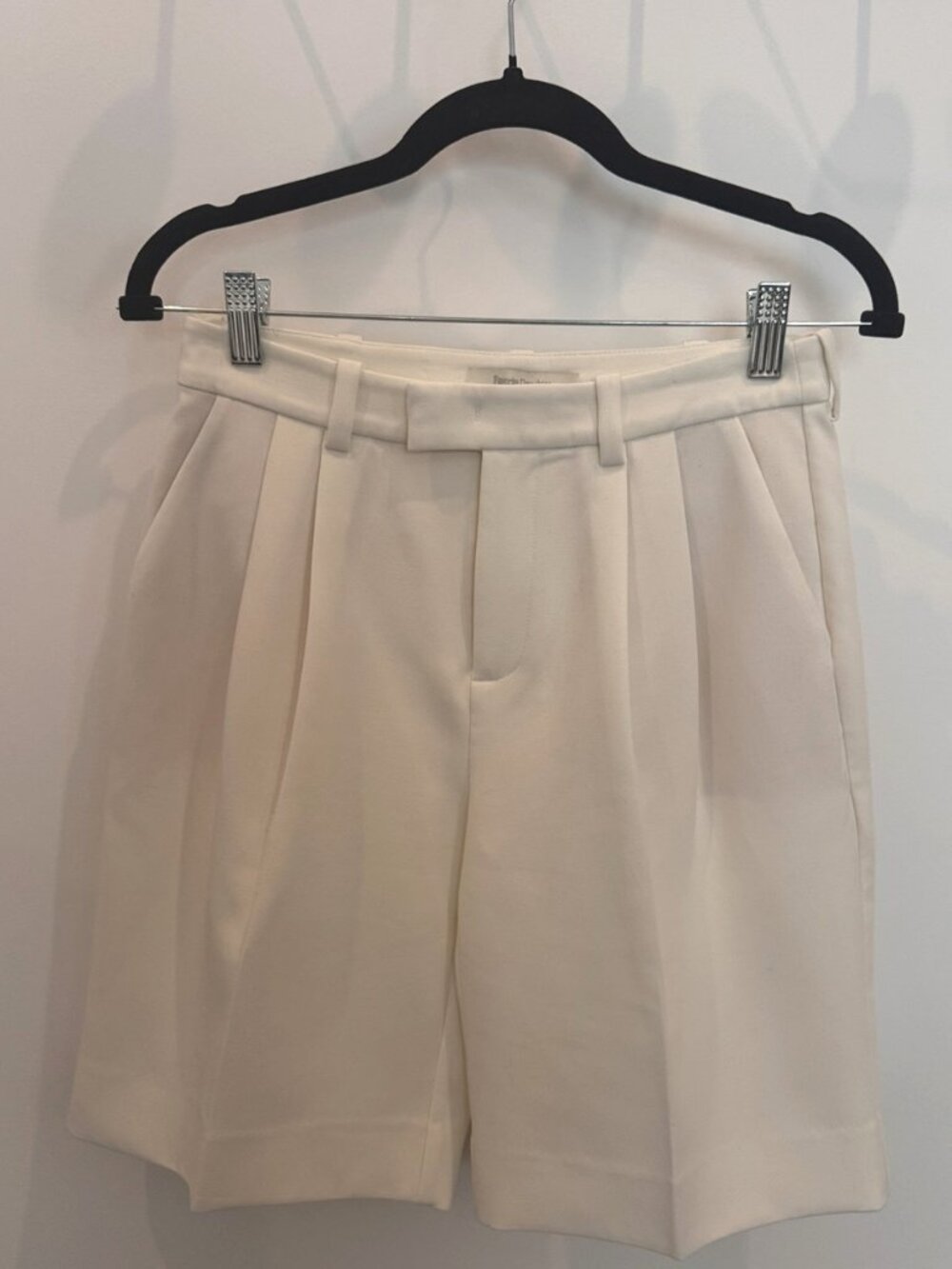 Favorite Daughter Low Favorite Ivory Bermuda Shorts Size 0